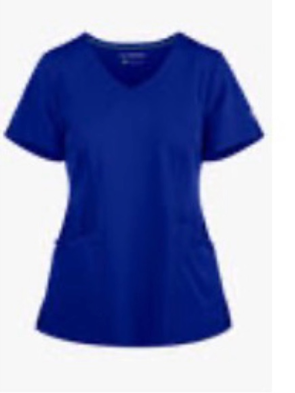 Tailored Galaxy Blue Women's Scrub Top, size L